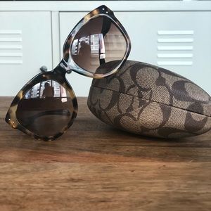 Coach Tortoiseshell Sunglasses